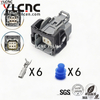 YLCNC 7189-2440-40 6 PIN Toyota 0E060 Injector Plug/gas Pedal Plug DJ7068-2.2-208