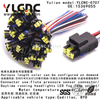 YLCNC 15369055 4 PIN Daytime running headlights LED fog lamp socket Automotive wire harness junction plug