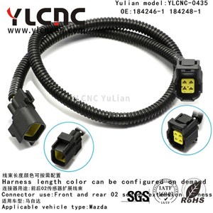 YLCNC 184246-1 4 PIN Front and rear O2 sensor extension harness Automotive wire harness repair connector