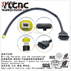YLCNC 8 PIN Bosco 7 Gasoline Version Nitrogen-oxygen Sensor Accessories Multi Way Wire Harness Connector