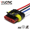 YLCNC 282088-1 4 PIN Hid Adapter Connector Wire Harness Electrical Connector