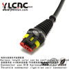 YLCNC 282087-1 3 PIN Hid Wire Harness Connector Auto Wiring Harness Housing