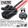YLCNC 12015987 2 PIN Automotive Radiator Cooling Motor Fan Wiring Harness Connector Automotive Wire Harness Cable Assembly