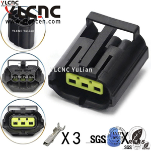 YLCNC 344273-3 3 PIN Fog Lamp Daytime Running Light Connector DJY70334-2-200-P