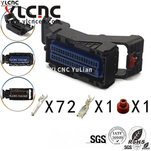 YLCNC 34566-4863 73 PIN Engine Computer Board Plug DJ7733Y-0.6/4.8-200-A7-P