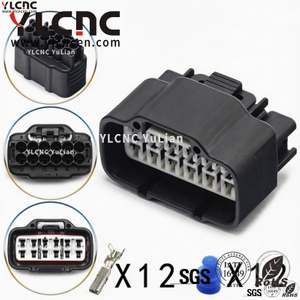 YLCNC 90980-11151 12 PIN Automobile Front Differential Motor Actuator Plug DJ71212-2.2-200-Y