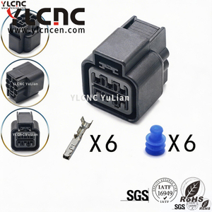 YLCNC PB625-06027 6 PIN Headlight Fog Lamp Taillight Plug DJ7063A-2.2-200
