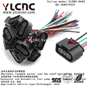 YLCNC 1K0919231 5 PIN Automotive fuel pump control module connector Automotive wiring harness connector