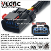 YLCNC 54200409 3 PIN 4-PIN Engine Cooling Fan Motor Relay Connector Automotive Wire Harness Junction Plug