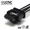 YLCNC 805-122-586 4 PIN Bmw Exhaust Pipe Electronic Valve Connector Automotive Wire Harness Replacement Plug