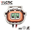 YLCNC 1898004015as 2 PIN Front Fog Lamp Horn Connector Weatherproof Auto Harness Connector