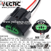 YLCNC 82824-60460 2 PIN H11, H4, H1, H8, H9 Halogen Lamp Turn Signal Lamp Headlight Fog Lamp Hid Lamp Connector Waterproof Harness Plug