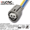 YLCNC 90980-11451 3 PIN Clt Coolant Temperature Sensor Socket Connector Automotive Wire Harness Replacement Plug
