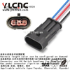 YLCNC 282105-1 3 PIN H4 Switch Headlight Fog Lamp Harness Automotive Wire Harness Replacement Plug
