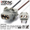 YLCNC 2 PIN T20 Car Lamp Socket, Brake Light, Taillight Socket Automotive Wire Harness Replacement Plug