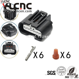 YLCNC 7287-1380-30 6 PIN Gas Pedal Plug DJ7061D-0.6-200