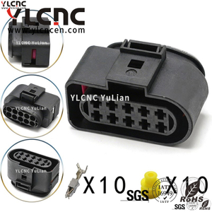 YLCNC 1J0 973 735 10 PIN Automotive Ignition Coil Connector DJ7105A-3.5-200-P