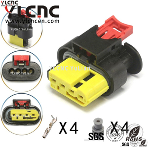 YLCNC 35126381 4 PIN Front And Rear Radar Harness Plugs DJ7047L-1.2-200-P