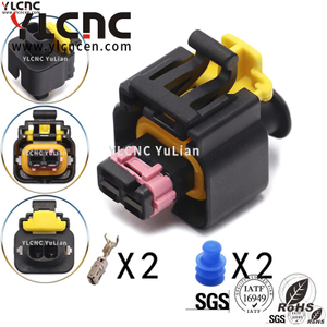 YLCNC 4410801 2 PIN Fuel Injector Connector DJ7028K-3.5-200-P