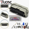 YLCNC 1-2301462-4 9 PIN Waterproof MCP Electronic Control Unit Automotive Wiring Harness Connector DJ70911B-0.6/3.5/6.3-208