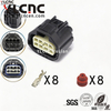 YLCNC 272-7283557410 8 PIN Front Bumper Radar Plug DJ7087Y-2.8-200