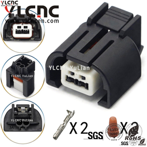 YLCNC MG6441112 2 PIN Air Conditioning Compressor Cold Air Pump Wiring Harness Plug DJ7029K-1.2-200-P