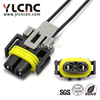 YLCNC 12124819 2 PIN Automotive Headlamps, Fog Lamps, Xenon Lamps, Turn Signals, LED Lamps, H8, H9, H11, H7, Hid Trailer Lamps, Wiring Harness Plugs Automotive Harness Socket