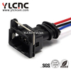 YLCNC 282545-1 3 PIN Crank Cam Cps Tps Iac Knock Sensor Connector Weatherproof Auto Harness Connector