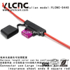 YLCNC 2 PIN Large Insurance Box 100a Insurance Sheet Ends 8 Square Red Automotive Wire Harness Accessory Kit