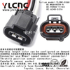 YLCNC Mg644554-4 3 PIN Wheel Speed Sensor Connector Auto Wiring Harness Housing