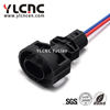 YLCNC 2 PIN Car Reverse Sensor Plug Automotive Wire Harness Replacement Plug