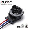 YLCNC 3 PIN Car Headlight, Turn Signal, Brake Light, 3157 T25 LED Lamp Holder Wire Harness Electrical Connector