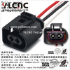 YLCNC 1717692-6 2 PIN Automotive Fog Lamp Plug Automotive Wire Harness Accessory Kit