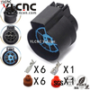YLCNC 33362479 7 PIN Radar Wiring Harness Connector DJ7078-2.8/6.3-200