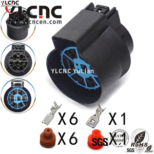 YLCNC 33362479 7 PIN Radar Wiring Harness Connector DJ7078-2.8/6.3-200