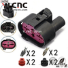 YLCNC 1JO 906 234 4 PIN Automotive Radiator Electronic Fan Connector DJ7043-6.3/9.5-200-P