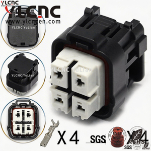 YLCNC 6195-0315 4 PIN Fuel Pump Plug DJ7046C-2.2-200-Y