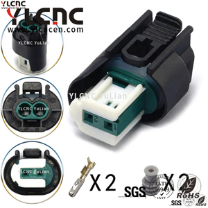 YLCNC 985324-1 2 PIN Reversing Radar Connector DJ7021T-0.6-200-P