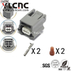 YLCNC 7283-9392-40 2 PIN Car Wheel ABS Sensor Plug DJ70220A-1.2-208