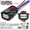 YLCNC 33471-0336 3 PIN Automobile Ignition Coil Connector Plug Wiring Harness Automotive Harness Socket