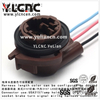 YLCNC 3 PIN American 3157 Lamp Holder Automotive Wiring Harness Connector