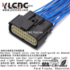 YLCNC 33472-2001 20 PIN Car Taillight Headlights Left And Right Headlights Plug Connectors Wire Harness Connector Kit