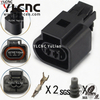 YLCNC 6N0973702 2 PIN Automobile Brake Fluid Level Sensor Plug DJ7022F-1.5-200-P