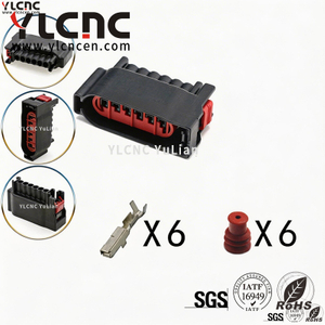 YLCNC E-5509-001 6 PIN Gas Pedal Plug DJ7062A-2.2-200