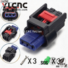 YLCNC 13893234 3 PIN Diesel Particulate Filter (DPF) Pressure Sensor Connector DJ70371A-1.2-200