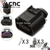 YLCNC 1670591-1 3 PIN Air Conditioning Pressure Switch Plug DJ7037A-1.5-200-P
