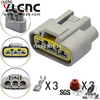 YLCNC QLW-A-3F-GR 3 PIN Automotive High Current Electronic Fan Plug DJ70320YC-6.3-21