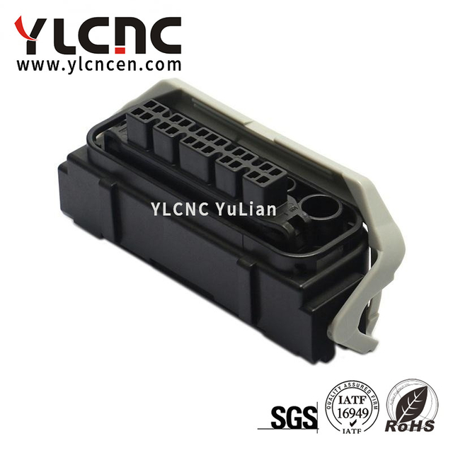 YLCNC 2301462-6 12 PIN Waterproof MCP Electronic Control Unit Automotive Wiring Harness Connector DJ7121-0.6/3.5/6.3-200
