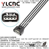 YLCNC 90980-11885 4 PIN Ignition coil connector Automotive wire harness accessory kit