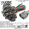 YLCNC 6189-0443 3 PIN Automotive alternator connector waterproof harness plug